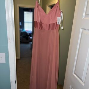 Bridesmaid dress from David’s Bridal
